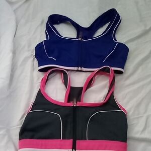 Stylish Blue and Pink Sports Bras